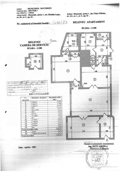 Piata Romana, Piata Lahovari, Dionisie Lupu, apartament cu 4 camere 132 mp.